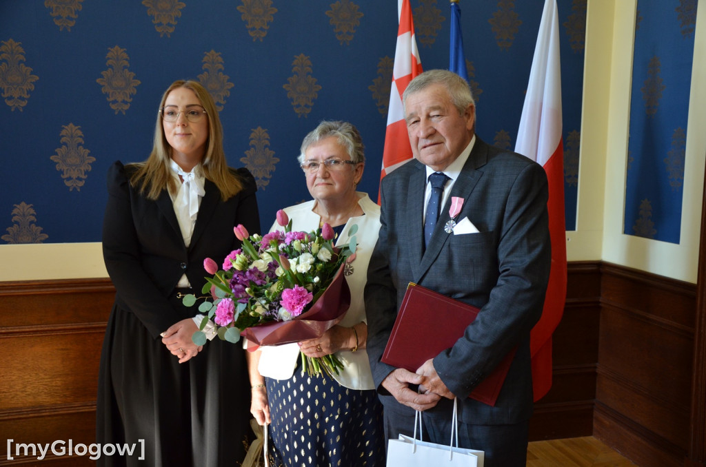Dwie uroczystości Złotych Godów w głogowskim ratuszu