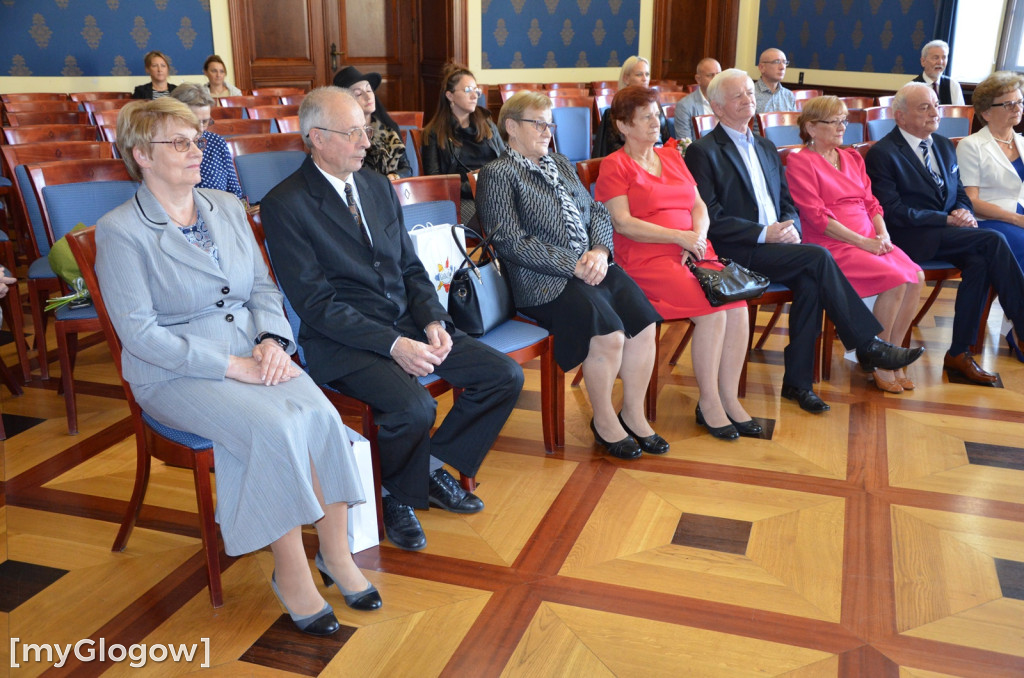 Dwie uroczystości Złotych Godów w głogowskim ratuszu