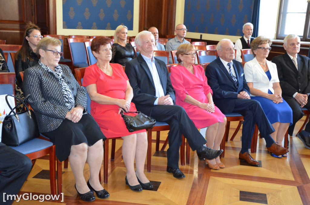 Dwie uroczystości Złotych Godów w głogowskim ratuszu