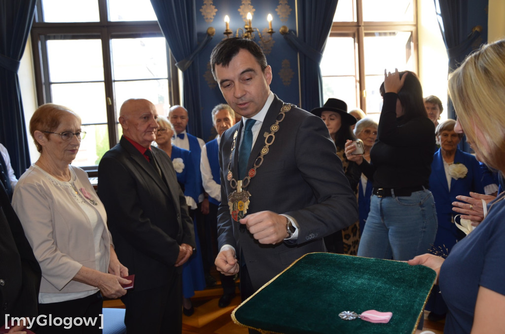 Dwie uroczystości Złotych Godów w głogowskim ratuszu