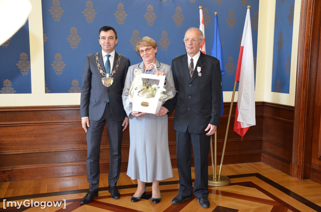 Dwie uroczystości Złotych Godów w głogowskim ratuszu