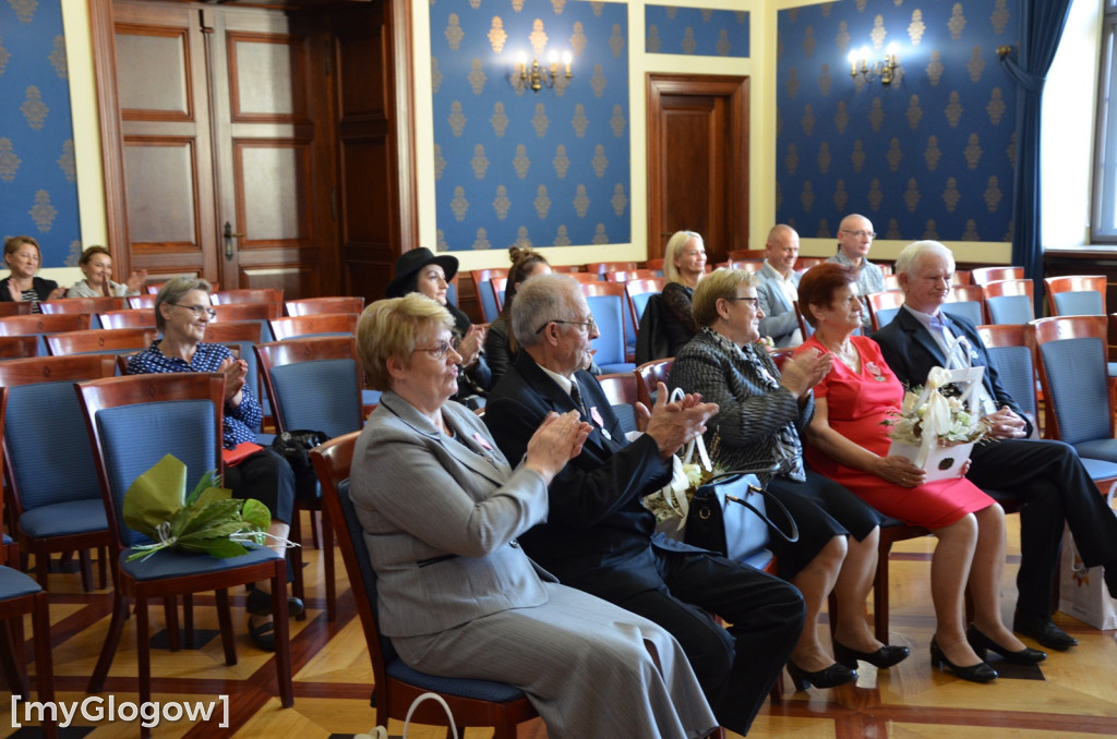 Dwie uroczystości Złotych Godów w głogowskim ratuszu