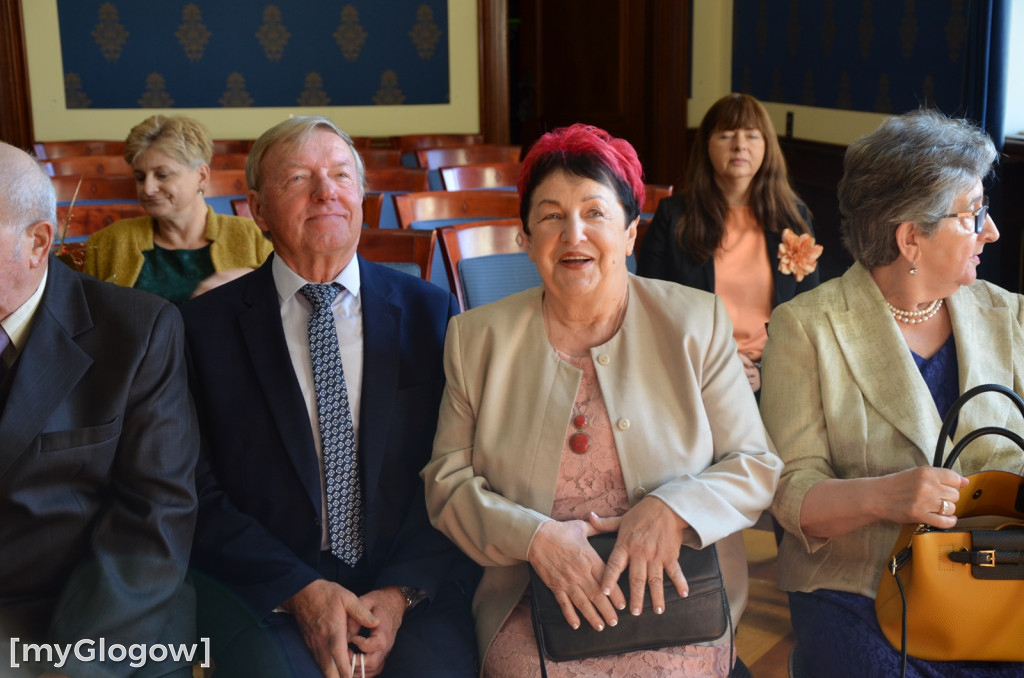 Dwie uroczystości Złotych Godów w głogowskim ratuszu