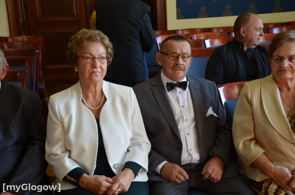 Dwie uroczystości Złotych Godów w głogowskim ratuszu