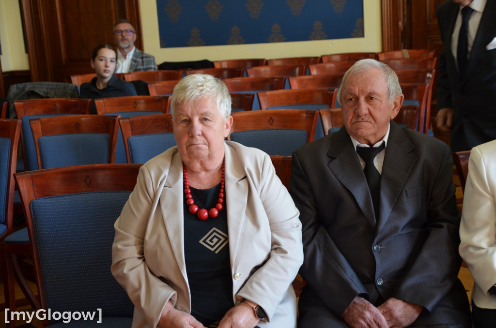 Dwie uroczystości Złotych Godów w głogowskim ratuszu
