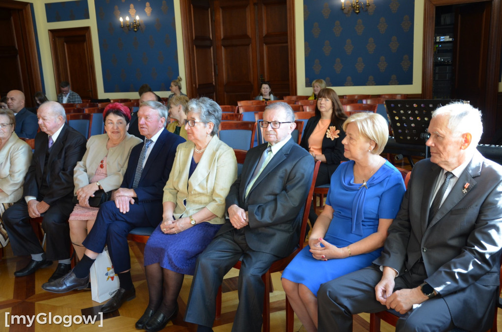 Dwie uroczystości Złotych Godów w głogowskim ratuszu