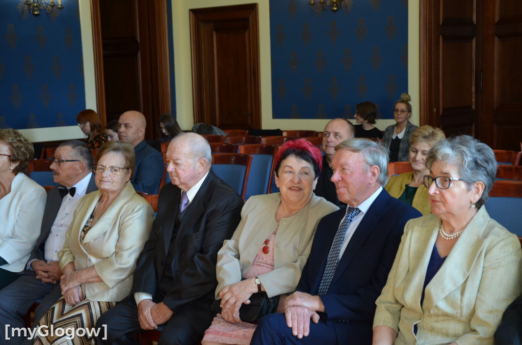 Dwie uroczystości Złotych Godów w głogowskim ratuszu