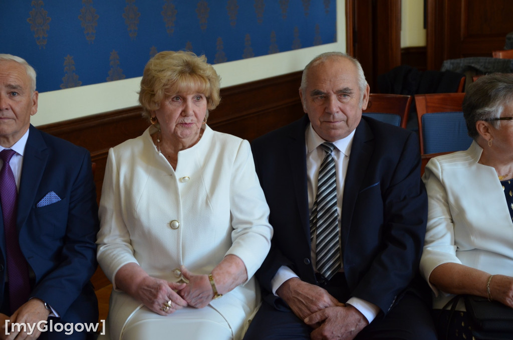 Dwie uroczystości Złotych Godów w głogowskim ratuszu