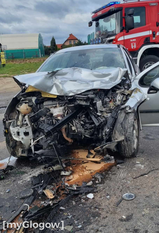 86-latek zjechał na przeciwległy pas ruchu