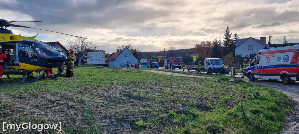 86-latek zjechał na przeciwległy pas ruchu