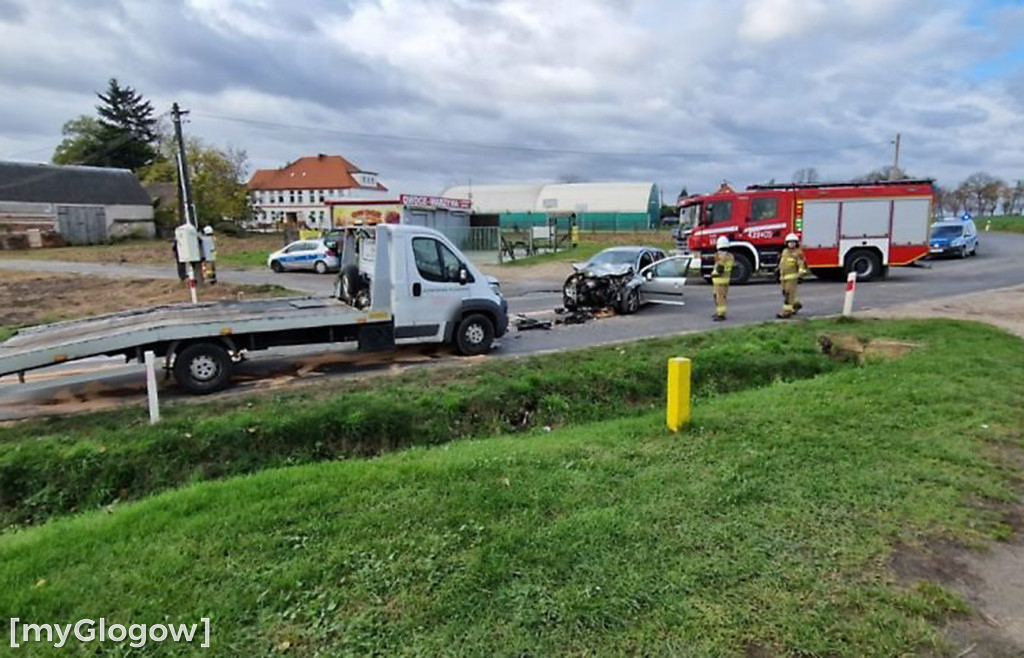 86-latek zjechał na przeciwległy pas ruchu