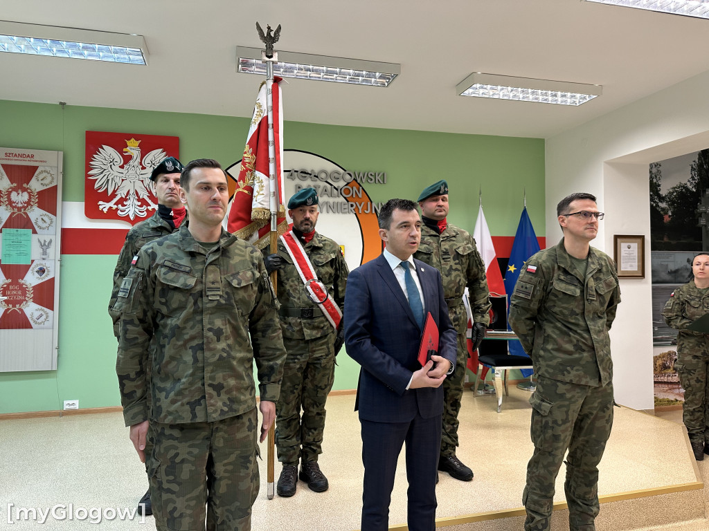 Honorowe Medale Miasta Głogowa dla saperów