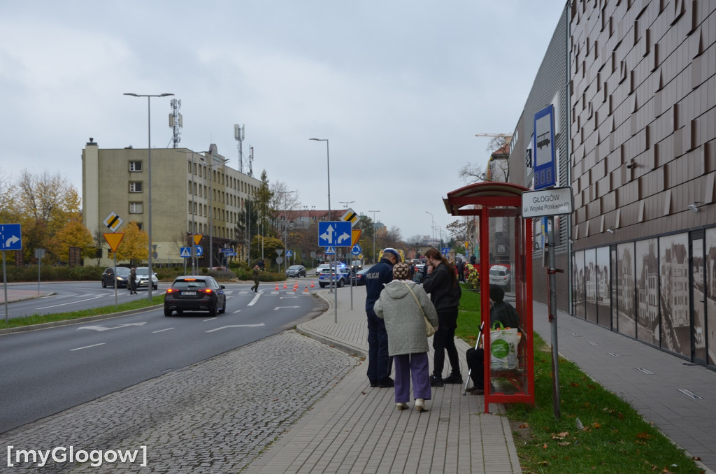 Wypadek na Wojska Polskiego w Głogowie