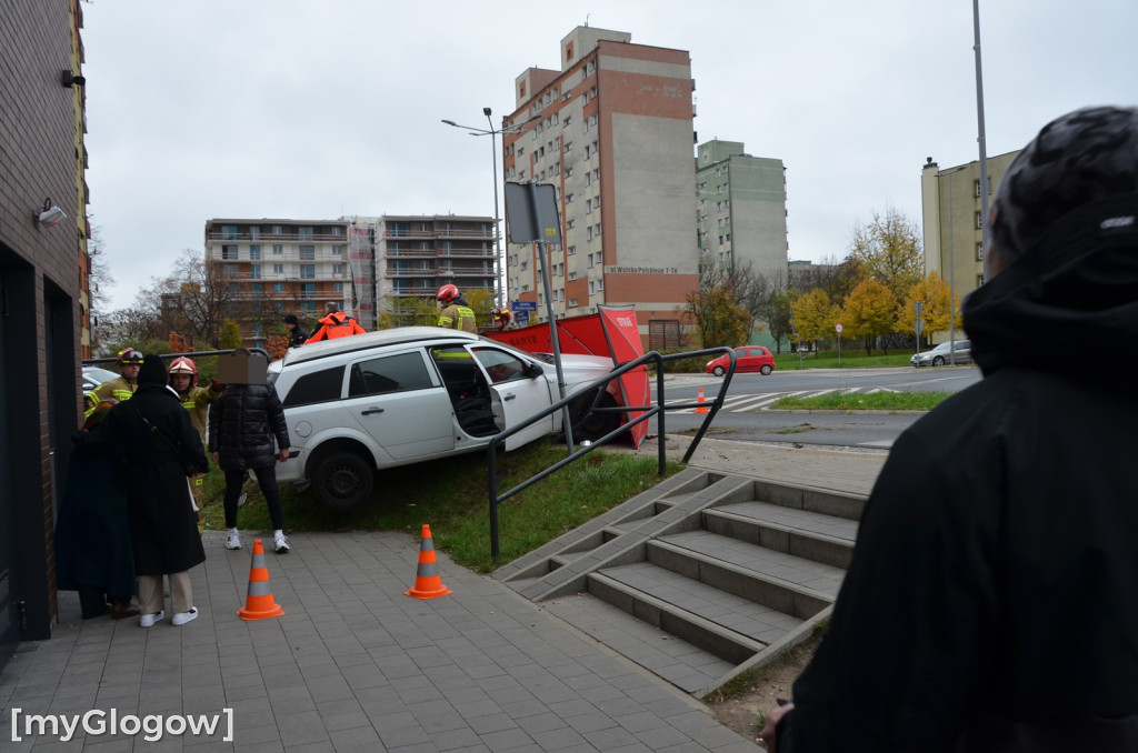 Wypadek na Wojska Polskiego w Głogowie