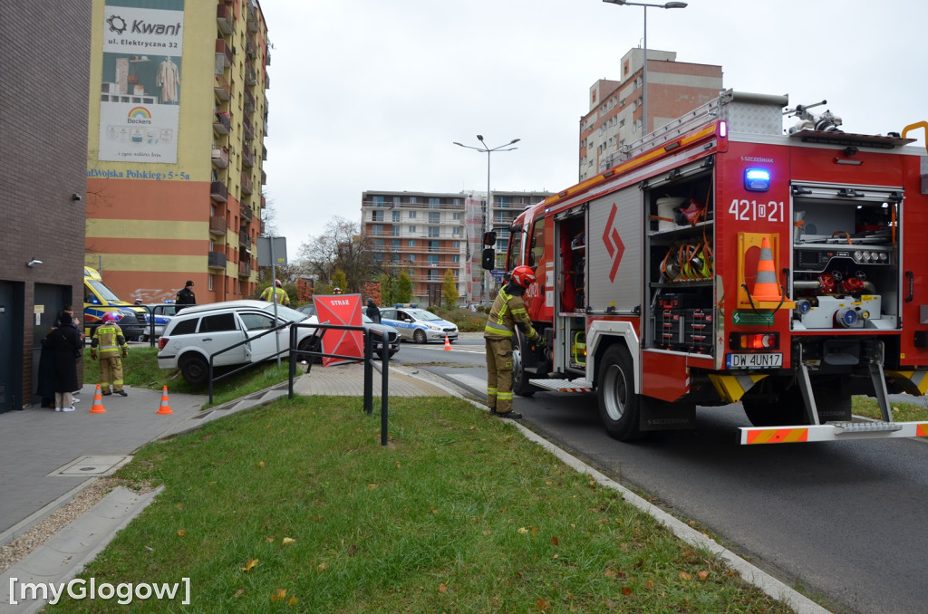 Wypadek na Wojska Polskiego w Głogowie