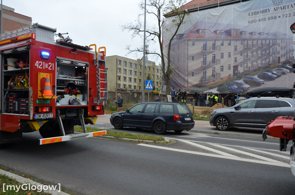 Wypadek na Wojska Polskiego w Głogowie