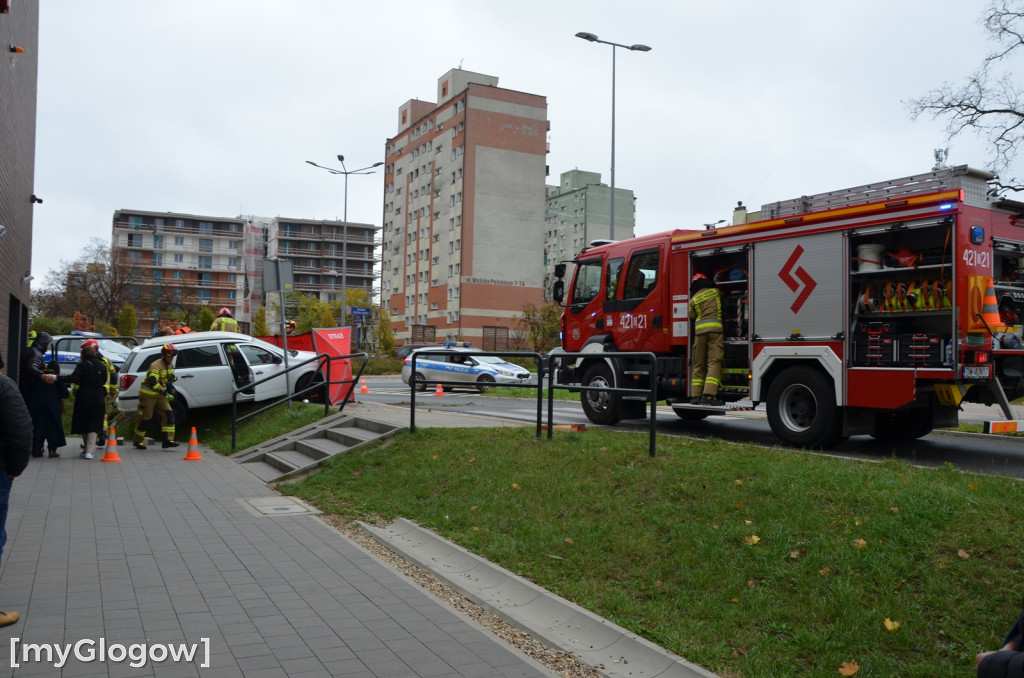 Wypadek na Wojska Polskiego w Głogowie