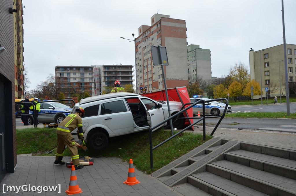 Wypadek na Wojska Polskiego w Głogowie