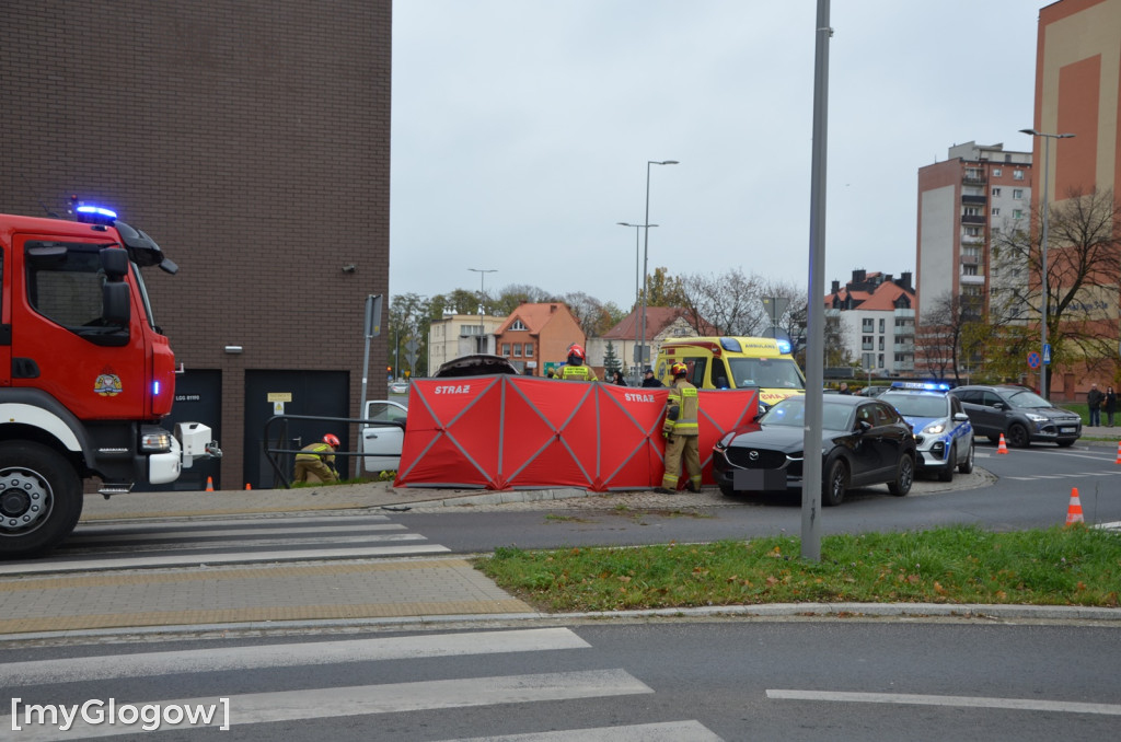 Wypadek na Wojska Polskiego w Głogowie
