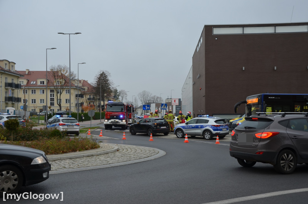 Wypadek na Wojska Polskiego w Głogowie