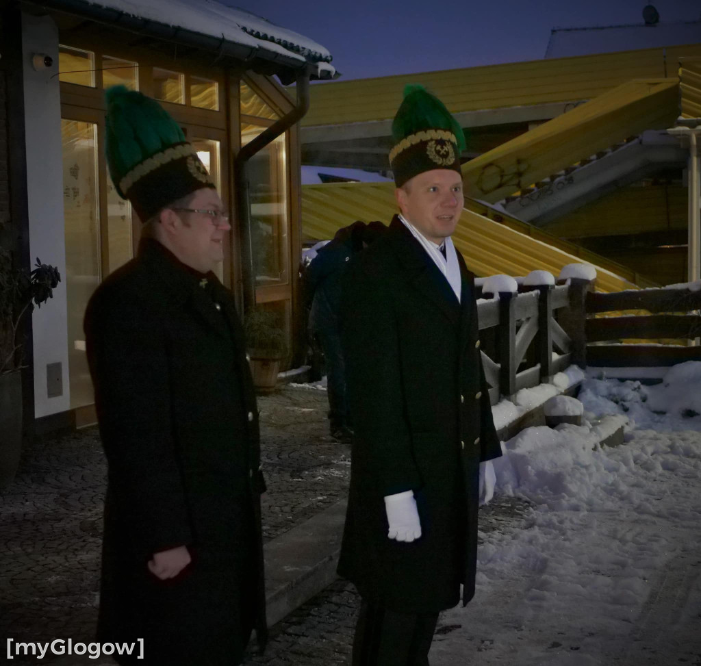 Górnicza pobudka na Barbórkę 2023 w Lubinie