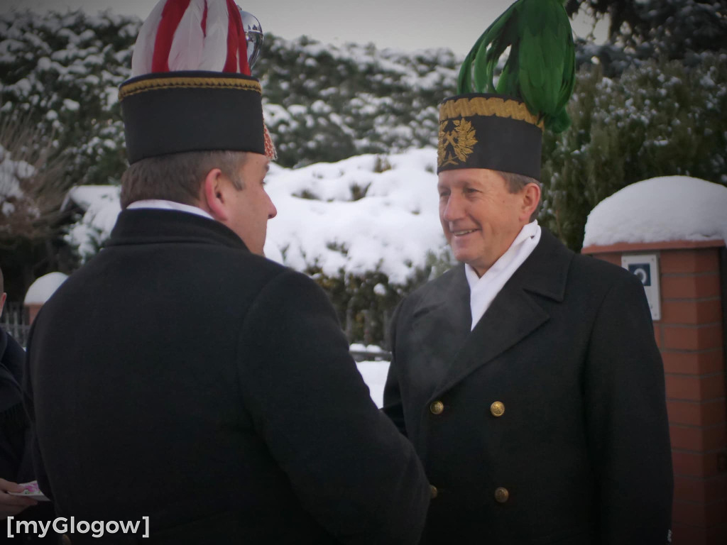 Górnicza pobudka na Barbórkę 2023 w Lubinie
