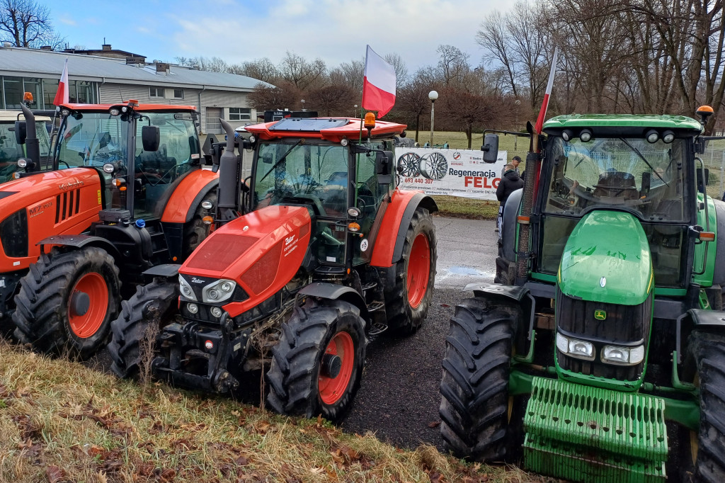 W  Głogowie zbierają się protestujący rolnicy