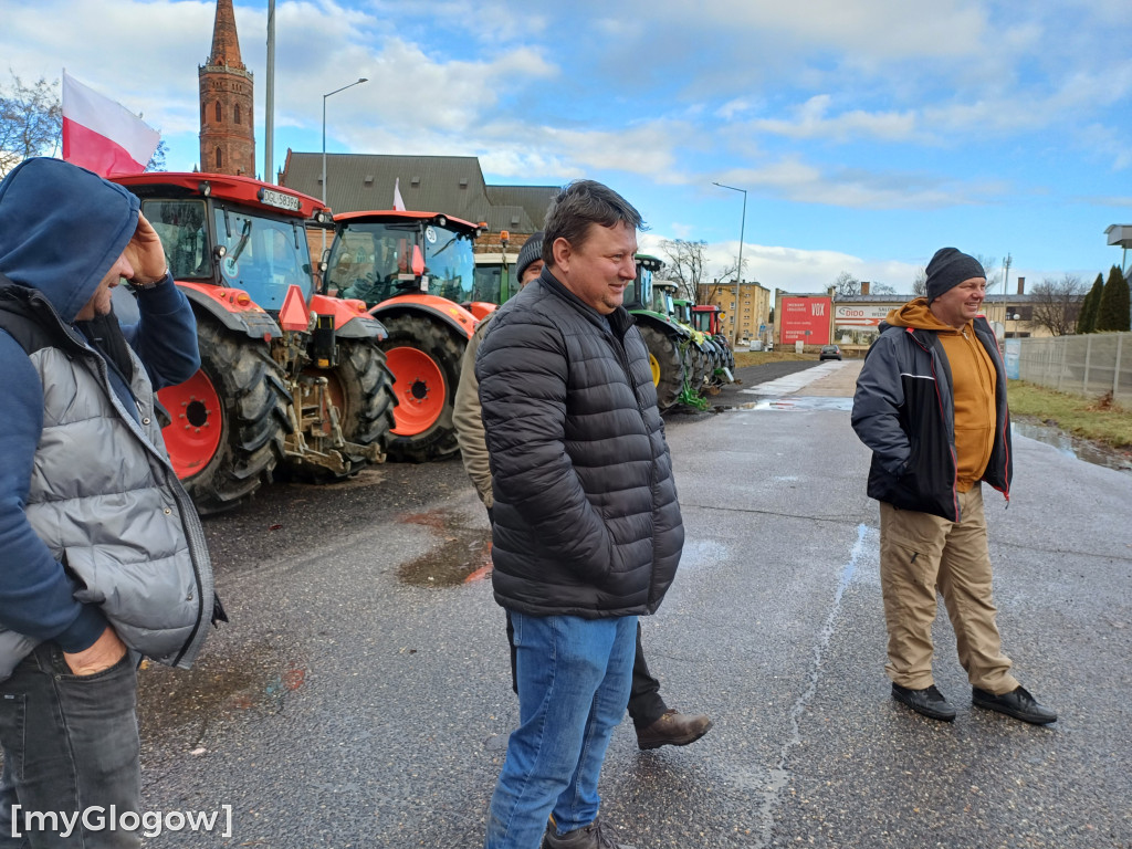W  Głogowie zbierają się protestujący rolnicy