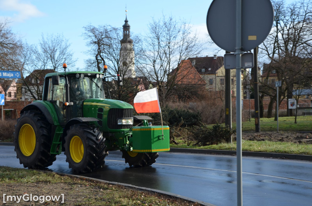 W  Głogowie zbierają się protestujący rolnicy