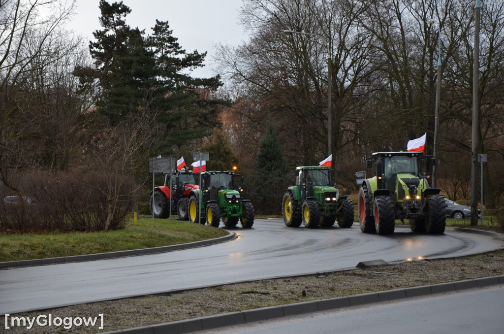 W  Głogowie zbierają się protestujący rolnicy