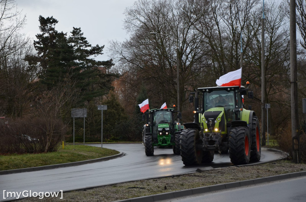 W  Głogowie zbierają się protestujący rolnicy
