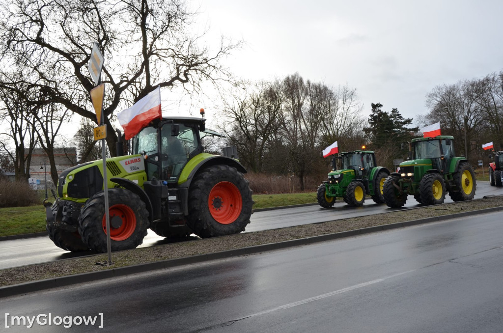 W  Głogowie zbierają się protestujący rolnicy
