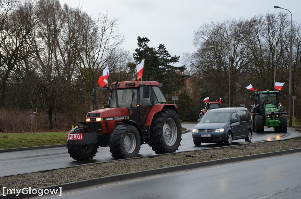 W  Głogowie zbierają się protestujący rolnicy