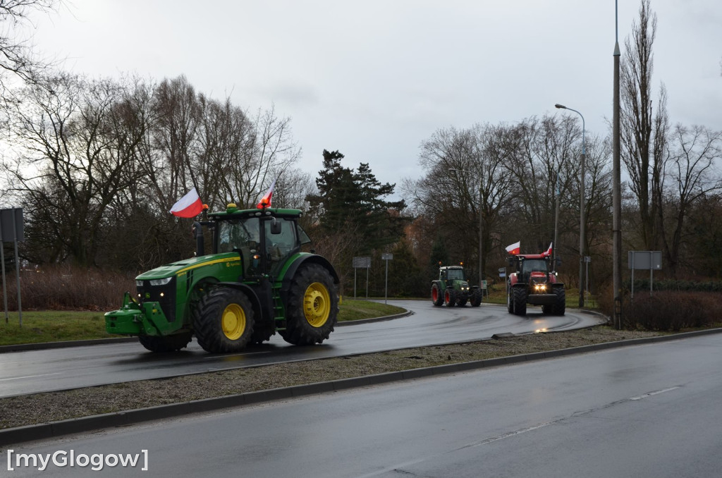 W  Głogowie zbierają się protestujący rolnicy