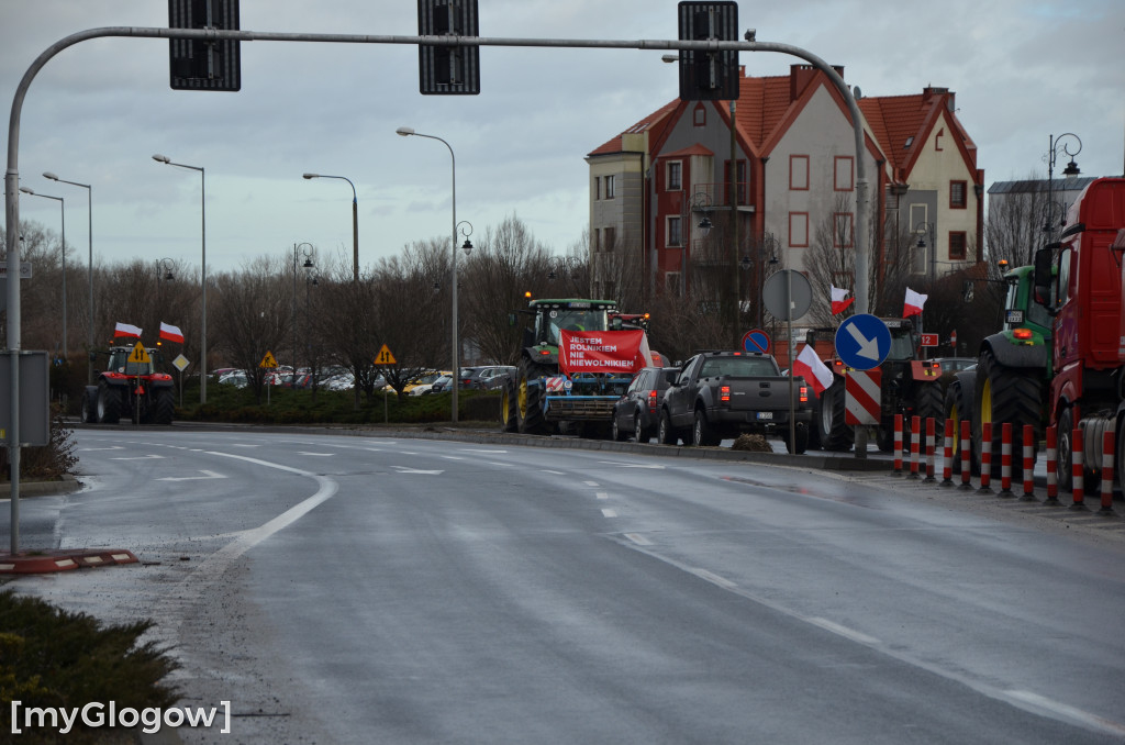 W  Głogowie zbierają się protestujący rolnicy