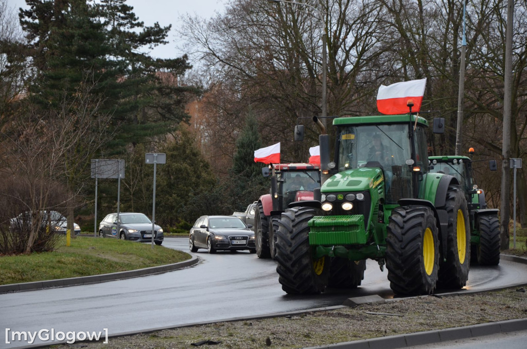 W  Głogowie zbierają się protestujący rolnicy