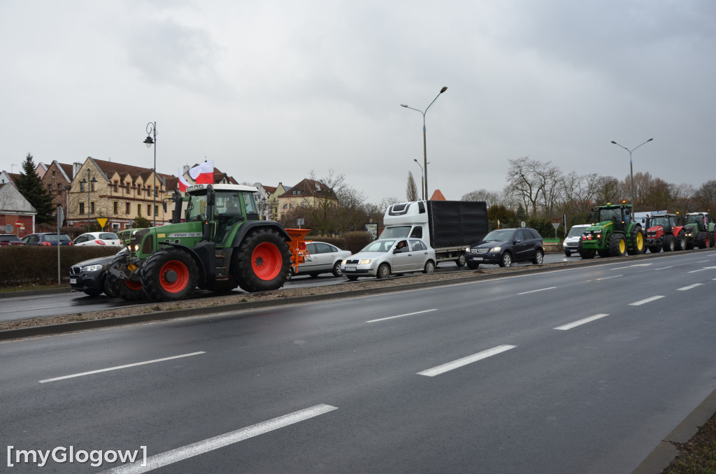 W  Głogowie zbierają się protestujący rolnicy