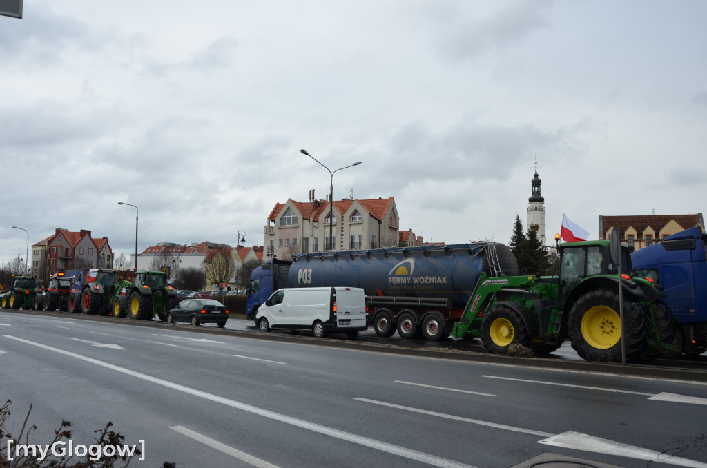 W  Głogowie zbierają się protestujący rolnicy