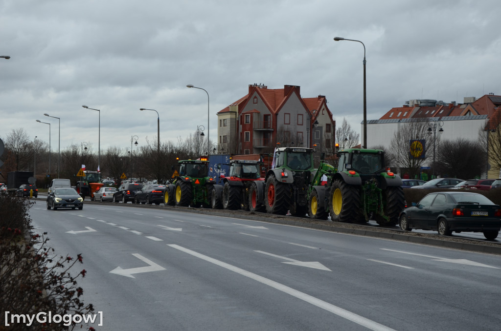 W  Głogowie zbierają się protestujący rolnicy