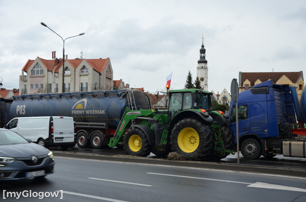 W  Głogowie zbierają się protestujący rolnicy