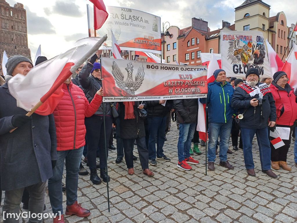 Setki mieszkańców regionu na Proteście Wolnych Polaków w Głogowie