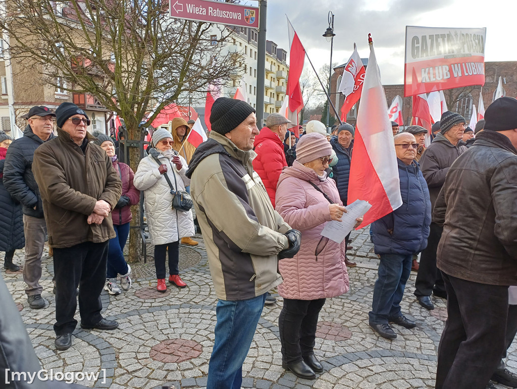 Setki mieszkańców regionu na Proteście Wolnych Polaków w Głogowie