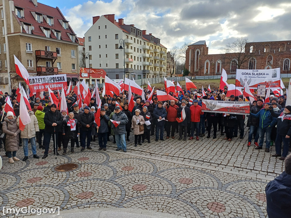 Setki mieszkańców regionu na Proteście Wolnych Polaków w Głogowie