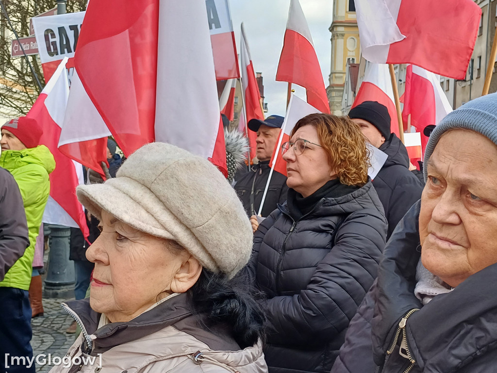Setki mieszkańców regionu na Proteście Wolnych Polaków w Głogowie