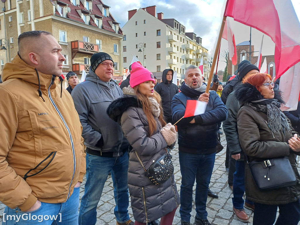 Setki mieszkańców regionu na Proteście Wolnych Polaków w Głogowie