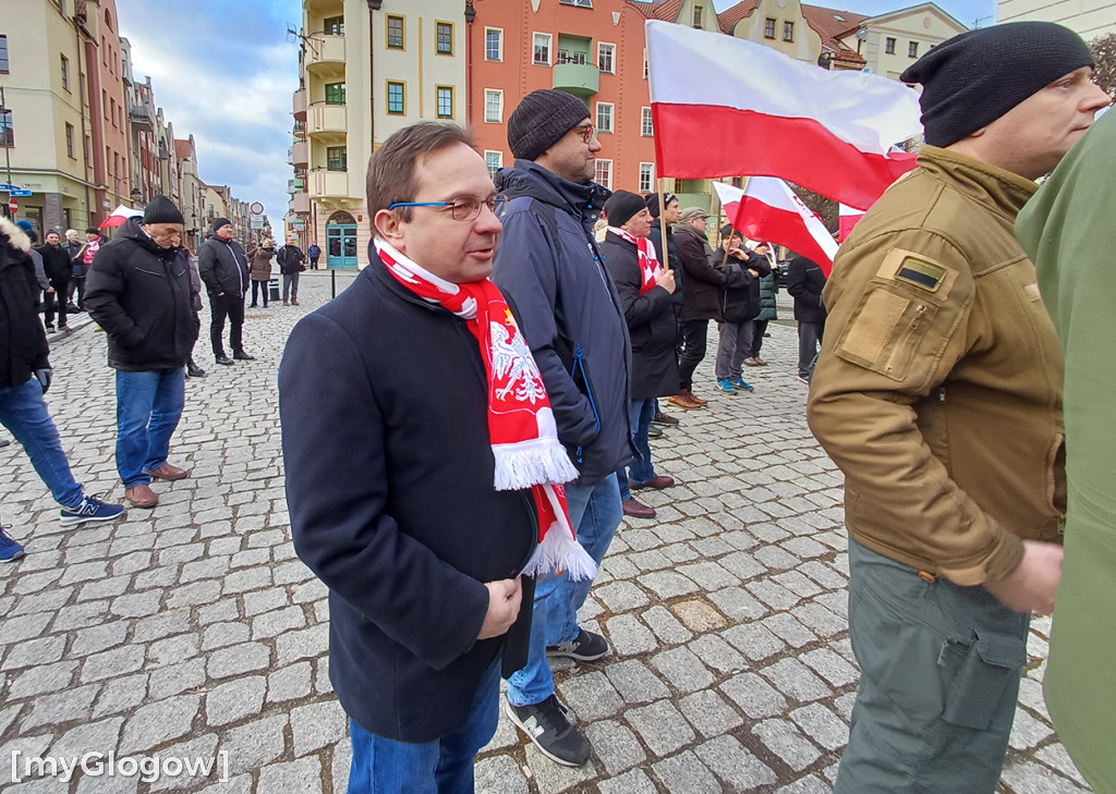 Setki mieszkańców regionu na Proteście Wolnych Polaków w Głogowie