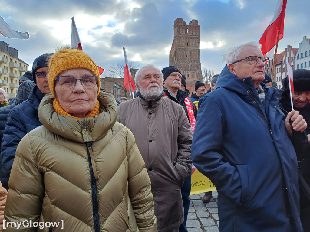 Setki mieszkańców regionu na Proteście Wolnych Polaków w Głogowie
