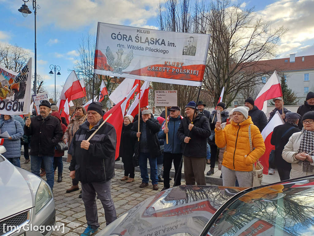 Setki mieszkańców regionu na Proteście Wolnych Polaków w Głogowie