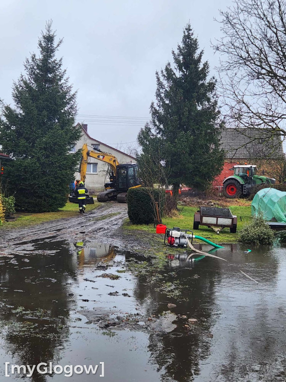 Gmina Sława walczy z podtopieniami