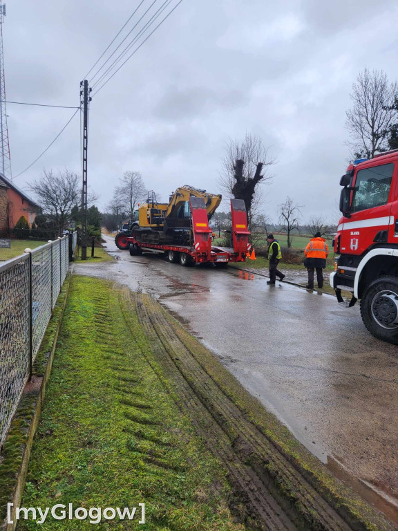 Gmina Sława walczy z podtopieniami